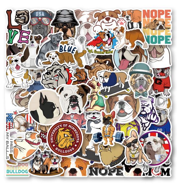 

50pcs 100pcs dogs graffiti stickers pets for skateboard car baby helmet pencil case diary phone lapplanner decor book album kids toys diy de