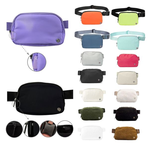 

nylon teedy waistpacks lulu belt everywhere waist bag luxurys fashion women men totes bumbag bum chest yoga fanny pack cross body shoulder c