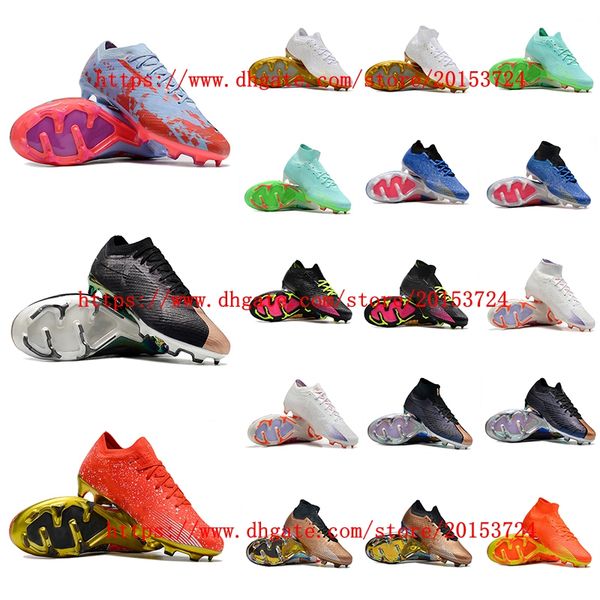 

2023 mens soccer shoes zoomes mercurial vapores xv elite fg cleats botas de futbol football boots sneakers training footwear