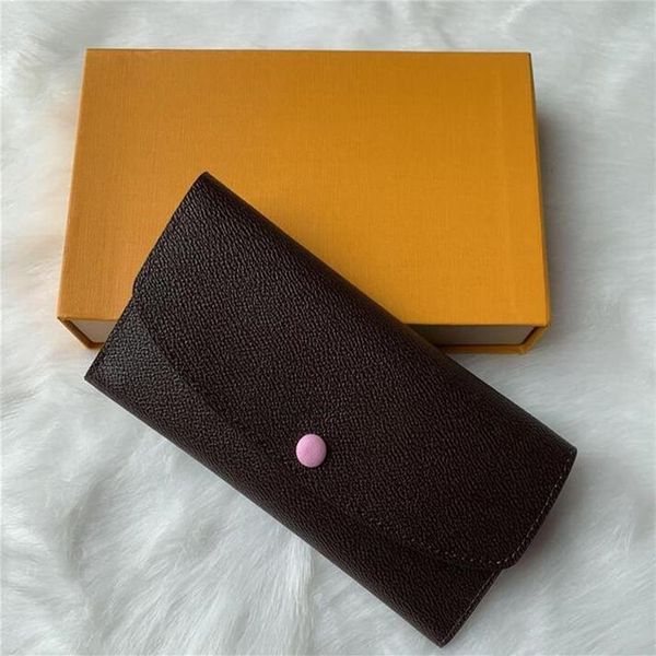 

076 leather women wallet female long clutch lady walet portomonee rfid designer wallet men money bag zipper coin purse no box216c, Red;black