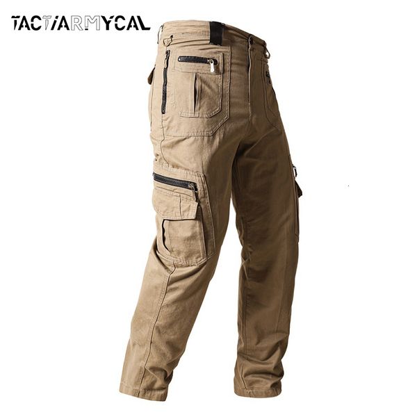 

men's pants cargo pants cotton tactical pants men multi pockets casual pants military army traninig work trousers for man plus size 5xl, Black