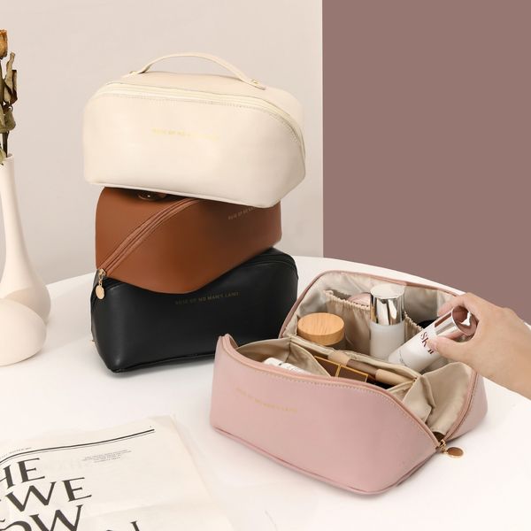 

cosmetic bags cases large capacity travel cosmetic bag multifunction toiletry kit women portable makeup brush organizer pouches storage hand