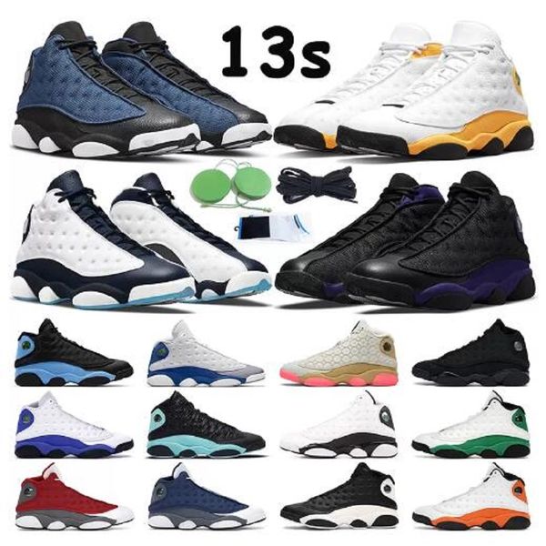 

2023 man jumpman 13 13s basketball shoes red flint starfish obsidian gold glitte lucky green black court purple men women sports trainers