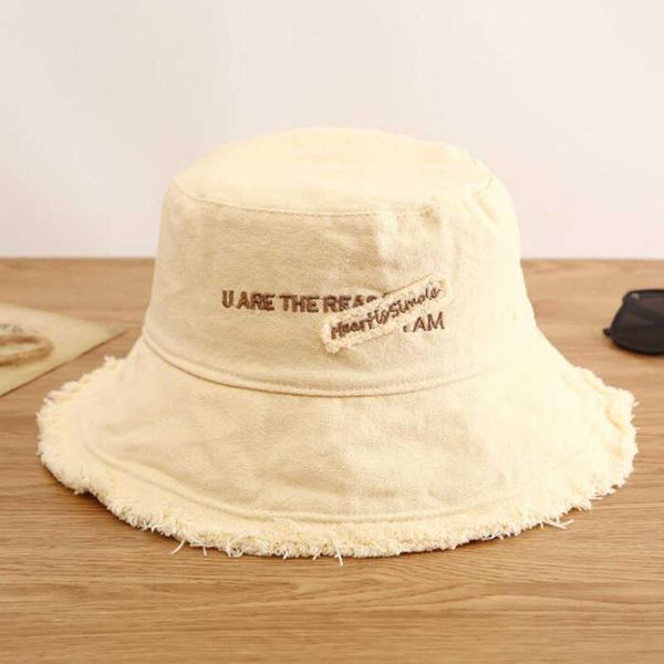 

wide brim hats women's bucket panama fashion sun visor breathable fisherman protection ponytail cap summer beach y2302, Blue;gray