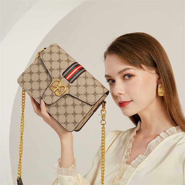 

2023 bags clearance outlets women's new color contrast chain small versatile luxury single shoulder messenger bag