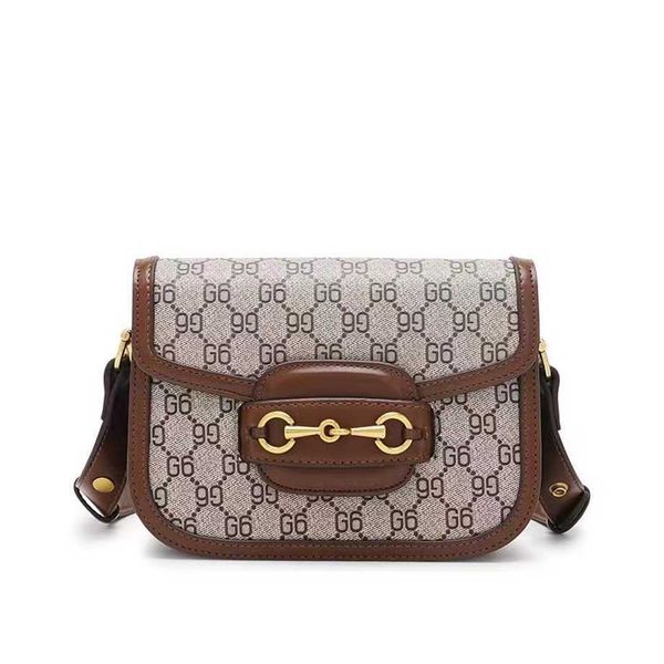 

2023 handbags online 90% off luxury high-end saddle women's messenger bag