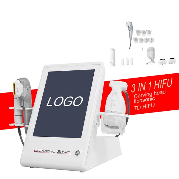 

3 in 1 hifu v face beauty items machine 7d hifu for face and body 1000 s fractional microneedle rf beauty machine anti-wrinkle wrinkle remov