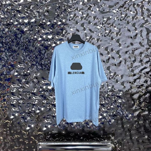 

xinxinbuy men designer tee t shirt 23ss lock catch letter embroidery short sleeve cotton women white black green gray xs-l, Black;brown