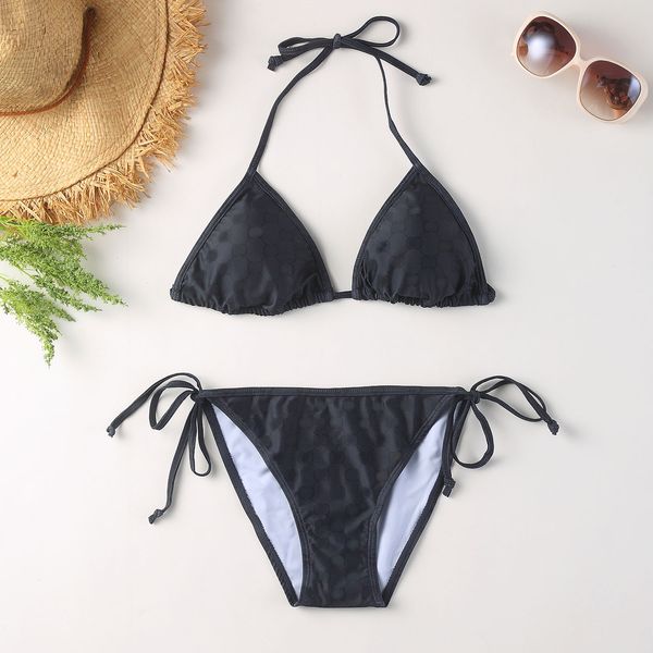 

designer swimwear bikini 2023 designer swim wear womens designers swimsuit italy fashion swimwear bikini for women floral bathing suits sexy, Black