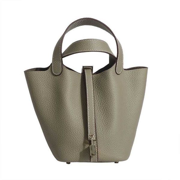 

designer herme shoulder bags for women online outlet high definition cowhide bucket 2023 new leather vegetablej5z1