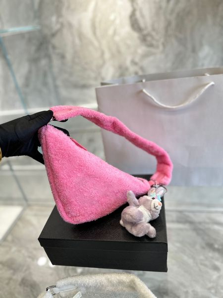 

shopping bag crossbody bag plush triangle underarm bag multi-color optional everything student small and delicate