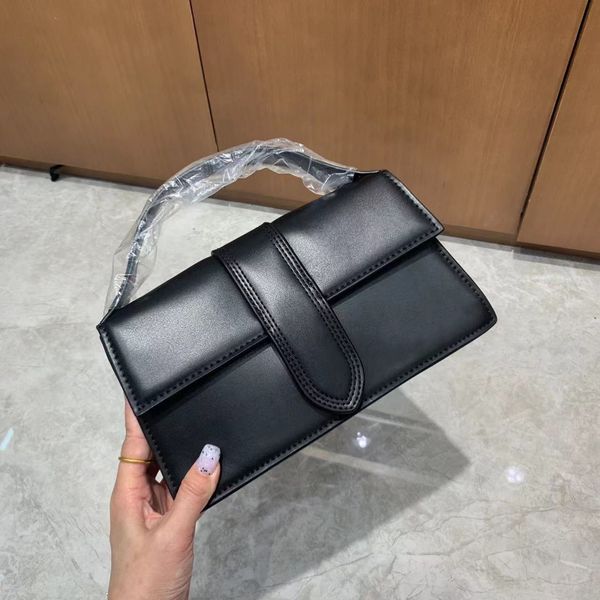 

designer rectangular box bag le ciuciu two-tone leather stitching handbags canvas tote wide bandage chain shoulder bags women mini letter