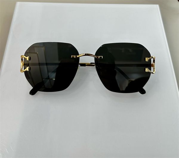

fashion luxury sunglasses bezel mirrorless cut men and women outdoor uv protection band case, White;black