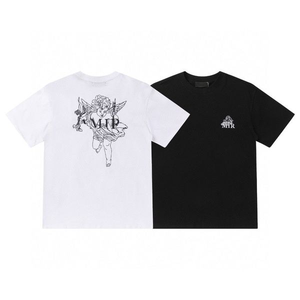 

men's plus tees polos round t-shirt plus size neck embroidered and printed polar style summer wear with street pure cotton 8nj, Black;brown