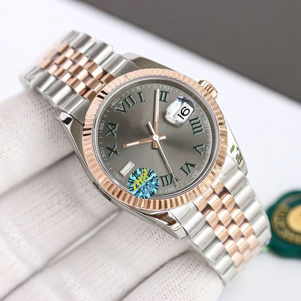 

watch mens automatic wristwatch designer watches mechanical watchs luminous sapphire date just 41mm jubilee or oyster bracelet band 36mm oys, Slivery;golden