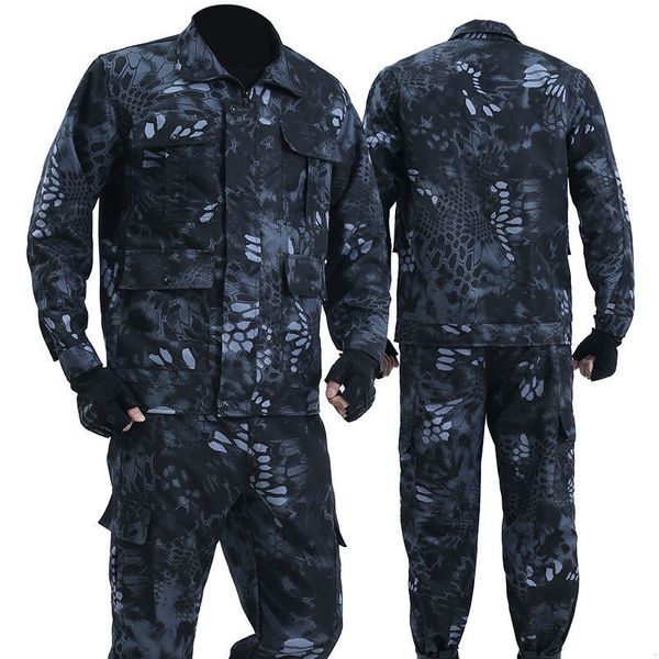 

men's tracksuits outdoor sports camouflage suit summer overalls wear-resistant labor insurance clothing 230207, Gray