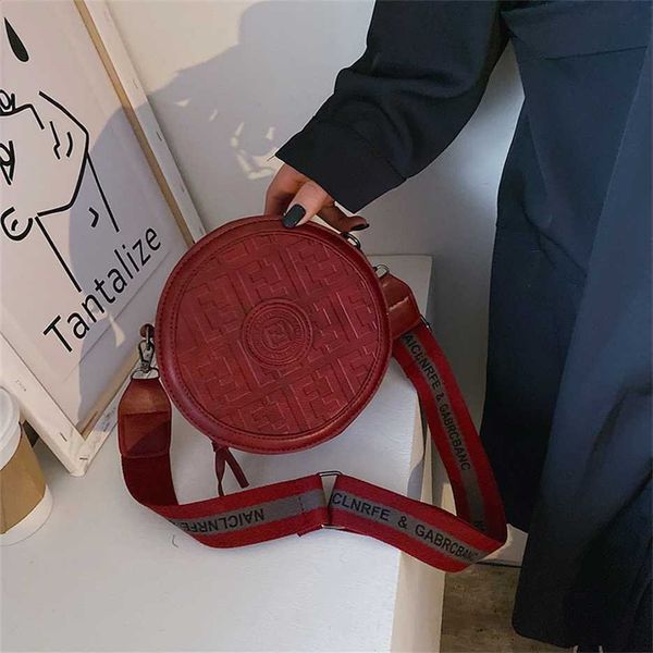 

60% off handbags online usa off exclusive leisure wide shoulder belt embossed mother small round bag and winter new fashion style messenger