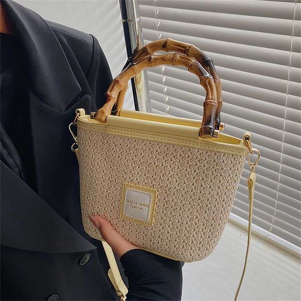 

79% off bags outlet store small crowd design straw hand for women in summer new fashion cane beach versatile single shoulder messenger bag
