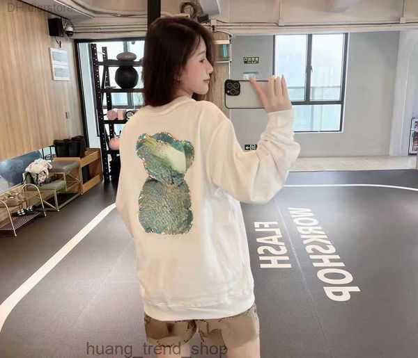 

new designer mens sweatshirts womens hoodies men fashion sweatshirt letter print pullovers autumn winter hoodie casual fashionableph9b, Black