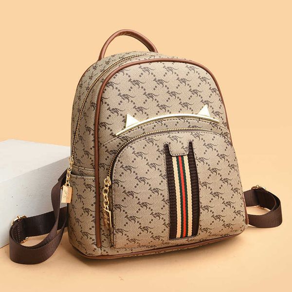 

backpack new versatile women's bag large capacity fashion leisure backpack