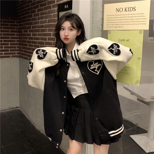 

womens jackets harajuku clothes female clothing y2k jacket womens winter coats jackets oversized bomber korean clothes autumn winter 230207, Black;brown