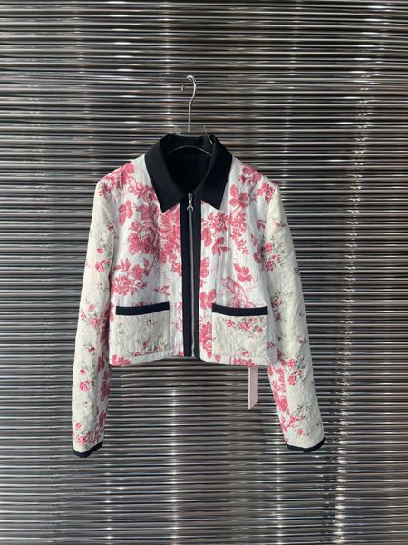 

women's outerwear & coatsnew printed cotton jacket, Black;brown