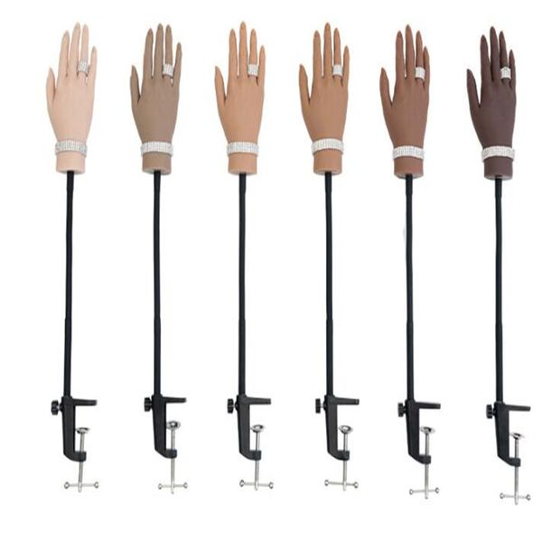 

2023 nail treatments female hand art mannequin lengthened manicure artificial silicone props shooting display long arm model hand joint can