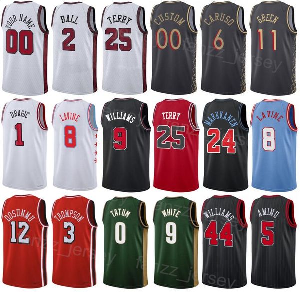 

print city classic basketball zach lavine jersey 8 lonzo ball 2 coby white 0 nikola vucevic 9 alex caruso 6 ayo dosunmu 12 demar derozan 11, Black;red