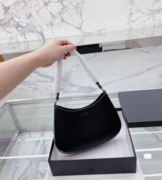 

classic underarm bag ostrich skin women shoulder bag luxury handbag 5a quality hobo brand designer bag summer casual shopping