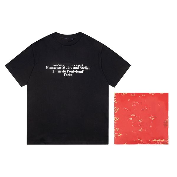 

men's t-shirts fashion men t-shirt 2023 louiseity new cotton soft wrinkle resistant printing letters casual student couple short lining, White;black