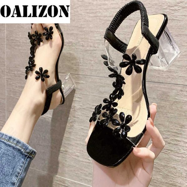 

sandals 2023 new women flower high heels shoes sandals fashion summer brand party pumps shoes dress wedding ladies mujer zapatillas g230207, Black