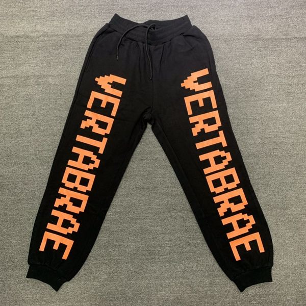 

vertabrae sweatpants sportswear pants man women trousers men's plus size sweat pants casual joggers mens overalls streetwear pant skate, Black