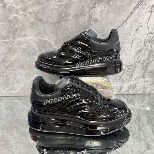 

2023 luxury designer sneakers dress shoes luxury calfskin zero custom women men's sports lace up trainers technical casual size34-46, Black