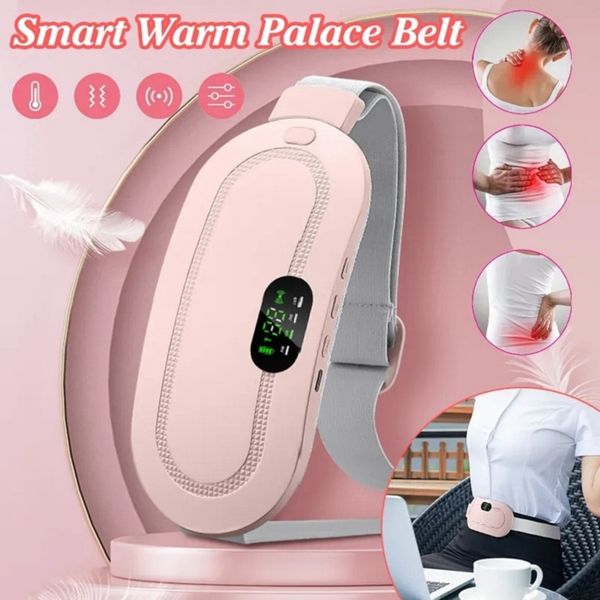 

health gadgets relieve menstrual pain warm abdominal heating massage belt palace electric heating uterus acupoints massage waist care