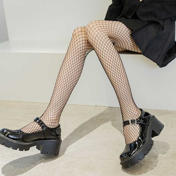 

socks hosiery tights women skull mystery thigh high waist stocking gothic lolita mesh nets fishnet pantyhose cosplay clothing accessories y2, Black;white