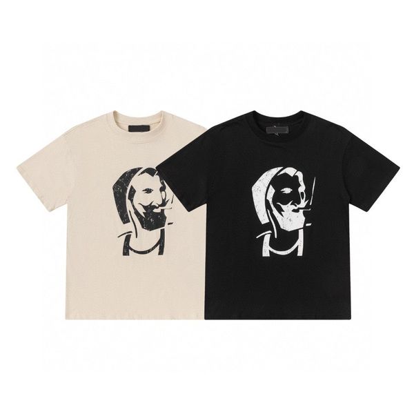 

men's plus tees & polos round neck embroidered and printed polar style summer wear with street pure cotton bn7k, Black;brown