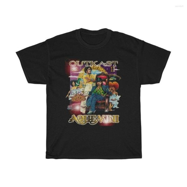 

men's t shirts outkast aquemini men short sleeve tee, White;black