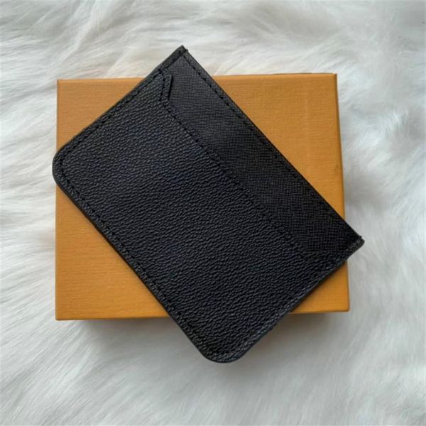 

designer card holder men women's card holders black lambskin mini wallets coin purse pocket interior slot pocket genuine leat339b, Brown;gray