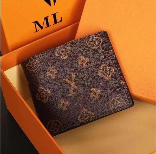 

2023 rs wallets cardholder france paris plaid style luxurys mens wallet designe women wallet high-end luxury designer purse with box 669