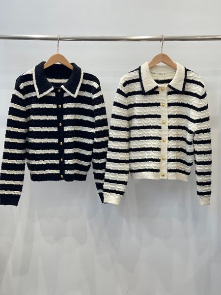 

new jacket jacket with contrast knit cardigan, Black;brown