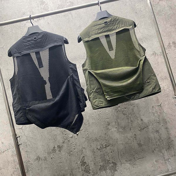 

men's plus size outerwear & coats 50068 designer women's vest men's work vest dry breathable multi-purpose pocket multi-water, Black;brown