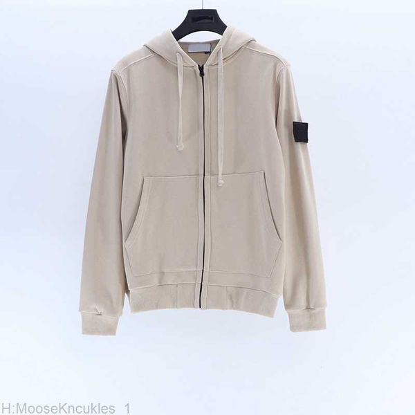 

brand designers hoodies classic armband stone zip cardigan casual seven color sweatshirt island size m-2xl48fe, Black