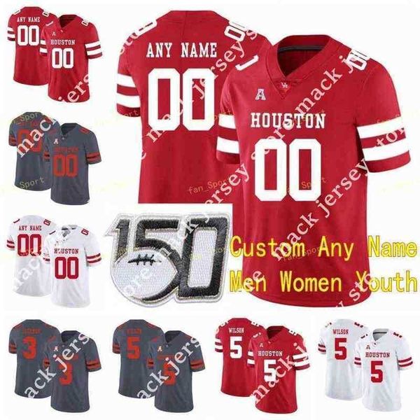 

american college football wear college ncaa college jerseys houston cougars 1 greg ward 10 demarcus ayers e.oliver kyle allen 11 andre ware, Black