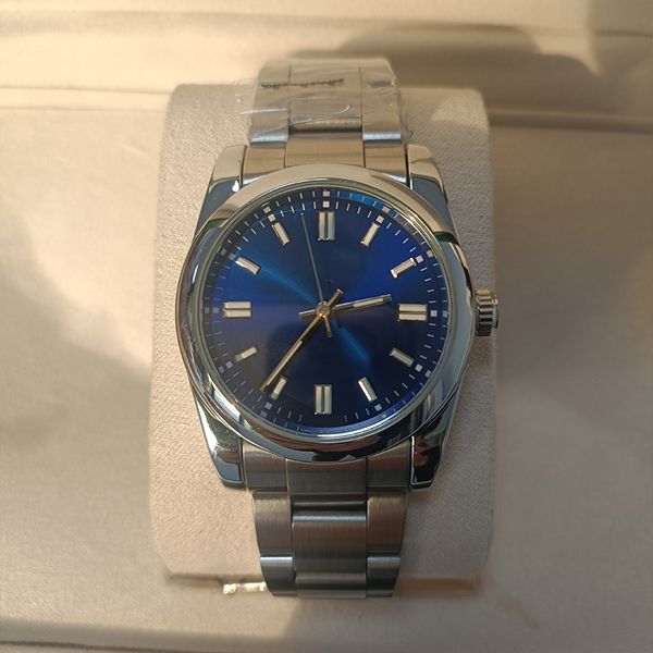 

designer watch for men and women 36mm luxury watches quartz movement oyster type stainless steel case strap sapphire mirror montre de luxe w, Slivery;brown