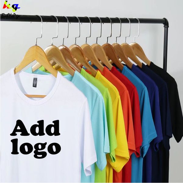 

men's t-shirts custom quick-drying t-shirt printing picture text team name men and women short sleeve shirt advertising shirt 230207, White;black