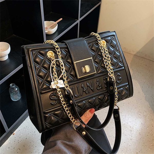 

designer handbag store 60% off advanced sense large capacity autumn and winter new women's chain shoulder fashion commuter tote bag