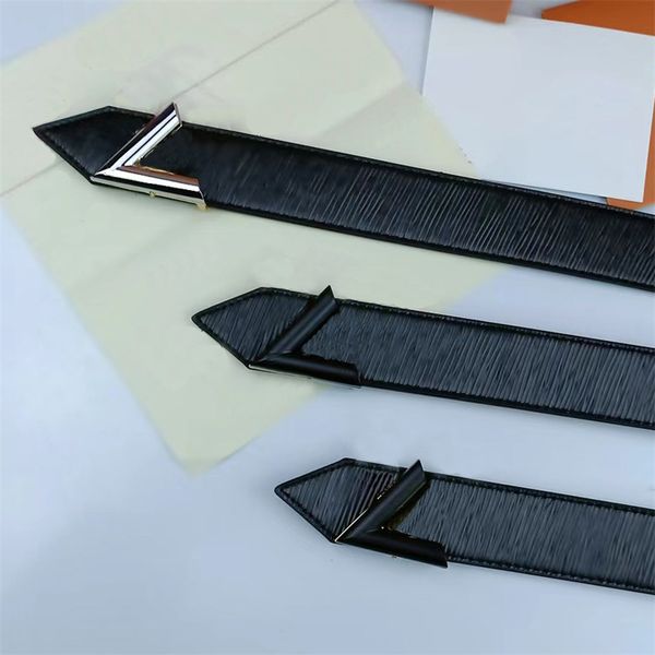 

3.8cm Designer Mens Belt Womens Belts Double Cowhide Twill Fashion Waistband, No box