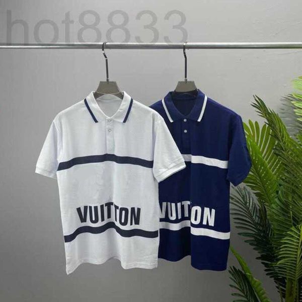 

men's polos designer summer new short sleeve t-shirt double yarn fabric stereo letter shirt printing women round neck original sweatshi, White;black