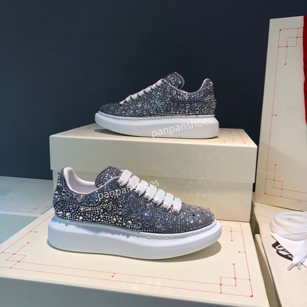 

2023 designer leather dress shoes sneakers shoes men women cushioned platform cushion sole flats casual shoe size34-46, Black