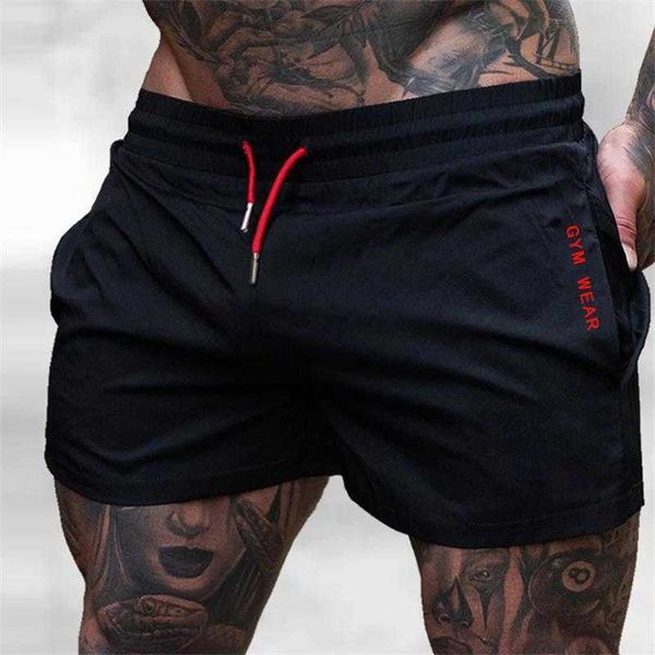 

men's shorts summer quick dry running fitness sports beach short pants gym training jogging basketball workout bottoms y2302, White;black